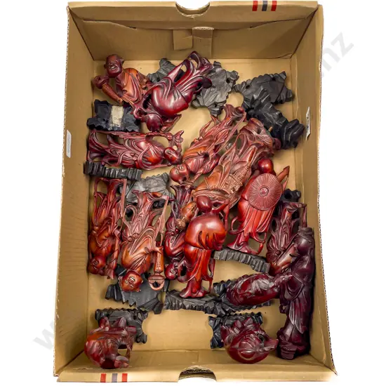 Quantity of Assorted Carved Immortals