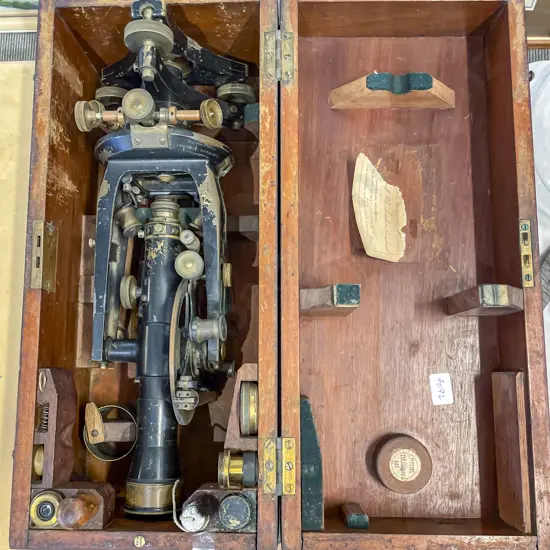 Cased Vintage Theodolite