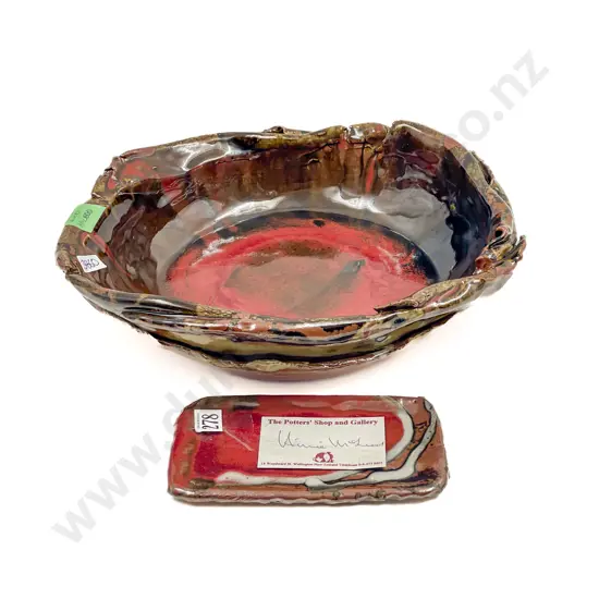 Aimee McLeod Pottery Dish & Large Fruit Bowl