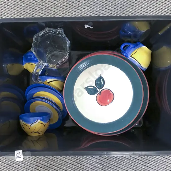 Box of Assorted Temuka Crockery etc