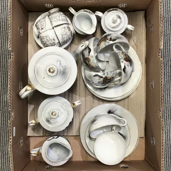 Quantity of Japanese Egg Shell Porcelain