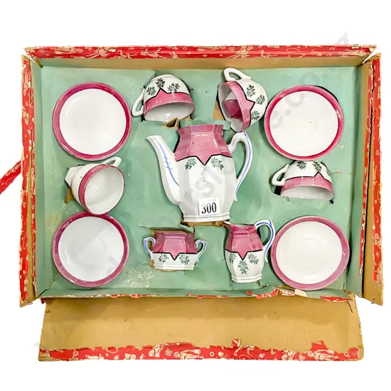Part Original Boxed Early C20th German Toy Tea Set