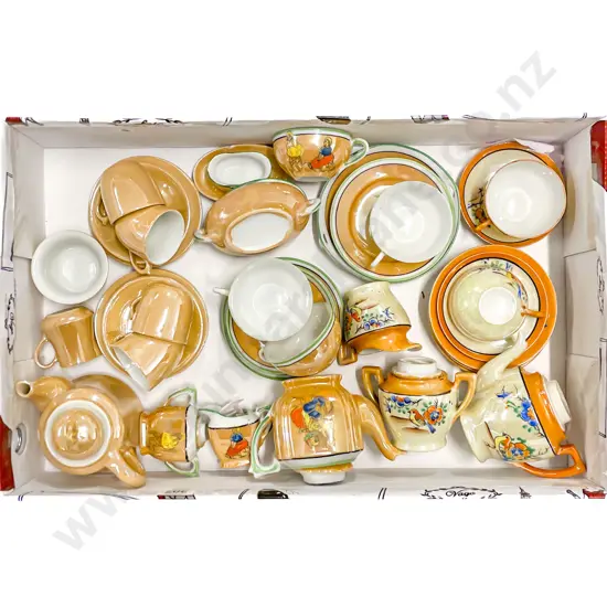 Three Japanese Toy Tea Sets