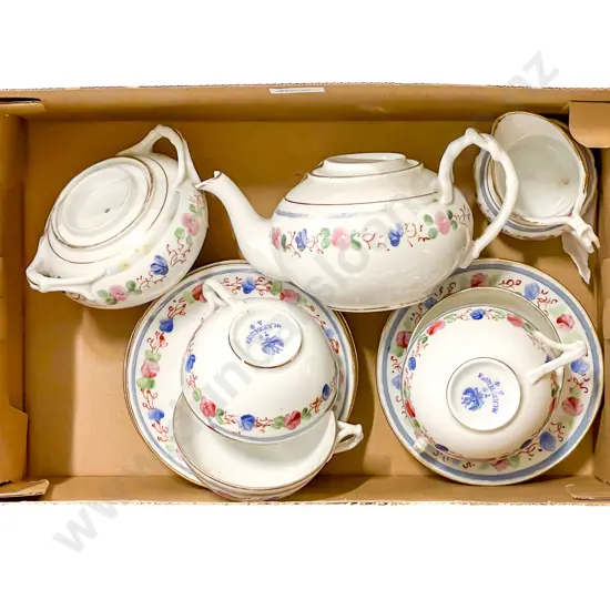 Russian China Toy Tea Set