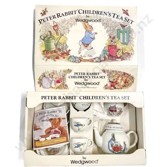 Boxed Wedgwood Peter Rabbit Toy Tea Set