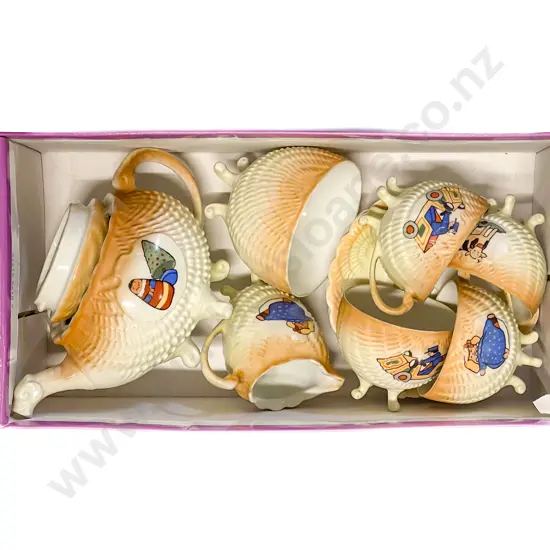 Late C19th German China Toy Tea Set