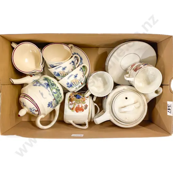 Wedgwood and Other China Toy Tea Sets