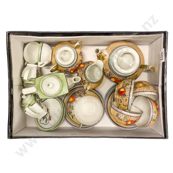 Two Japanese China Toy Sets