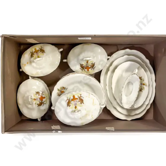 Victorian China Toy Dinner Set