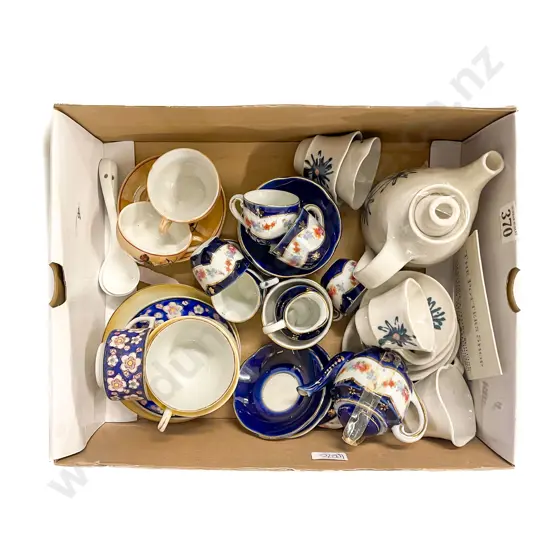 Assorted China Toy Teaware Including Flora Christeller