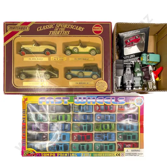 Matchbox Sports Cars of the 30s 25 Pack and Assorted Vehicles