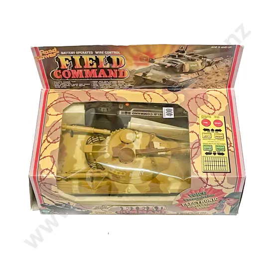 Boxed Battery Operated Remote Control Field Command Tank
