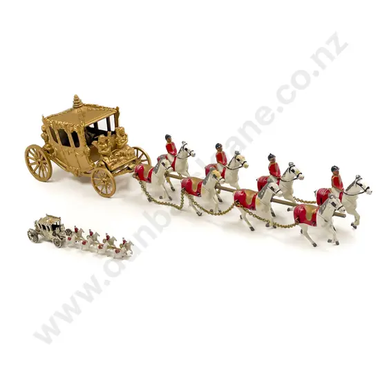 Matchbox Lesney Miniature Coronation Coach & Horses with Large Crescent Coach & Horses