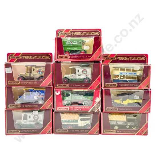 Matchbox Models of Yesteryear Ten Red Box Ltd Ed Models