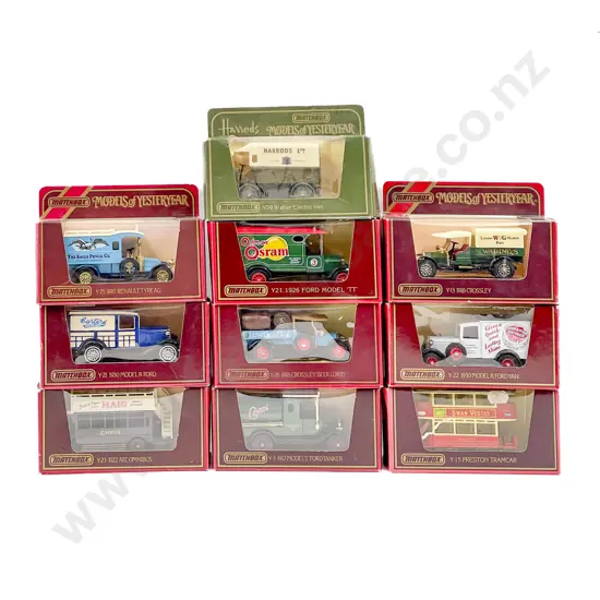 Matchbox Models of Yesteryear Ten Red Boxed