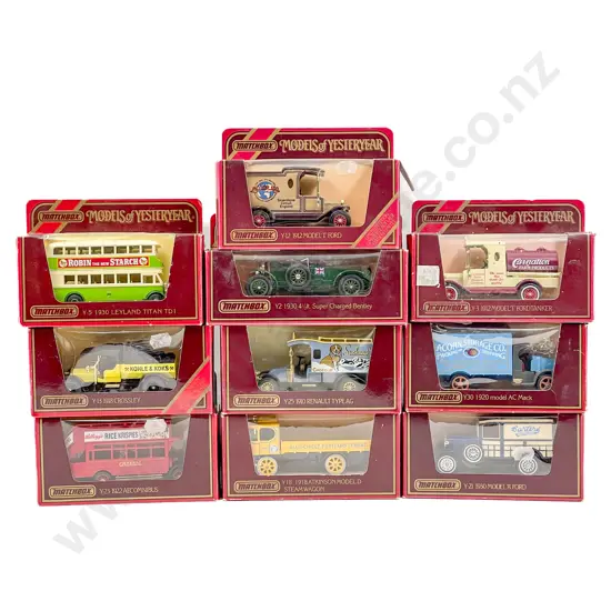 Matchbox Models of Yesteryear Ten Red Boxed