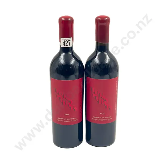 NZ 2019 Topsy Turvey Cabernet Sauvignon Merlot Cabernet Franc x2 btls