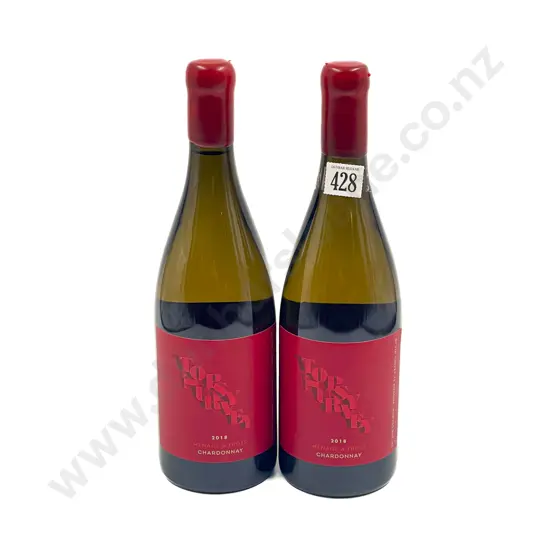 NZ 2018 Topsy Turvey Chardonnay x2 btls