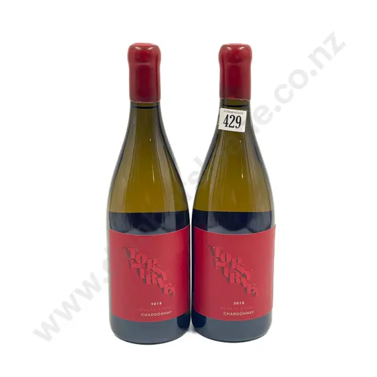 NZ 2018 Topsy Turvey Chardonnay x2 btls