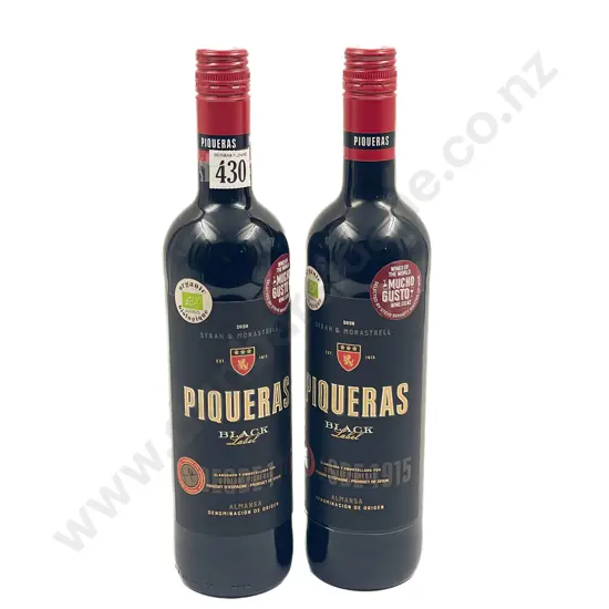 Spanish 2020 Piqueras Black Label Syrah & Monastrell x2 btls