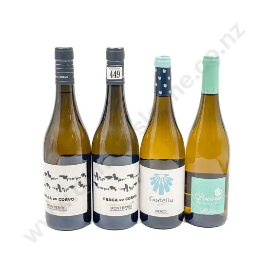 x4 btls Spanish Whites Vintages ranging 2019-21