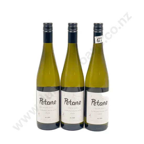 NZ 2020 Petane Gewurztraminer x3 btls