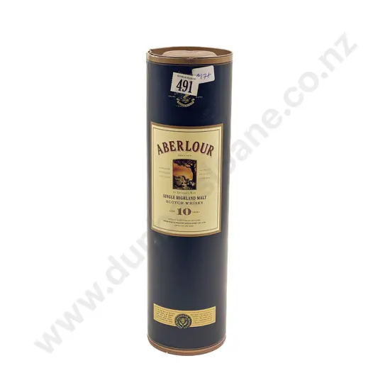 Boxed Abelour Single Highland Malt 10 Yr Old Scotch Whisky - 1 Litre