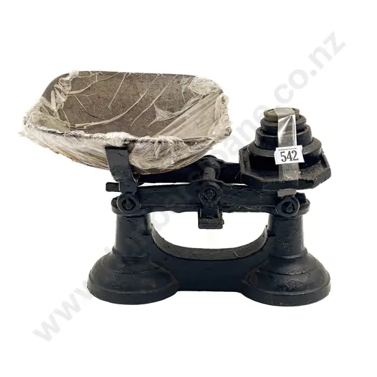 Cast Iron Scales with Weights