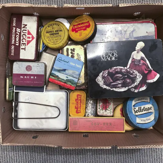 Quantity of Assorted Vintage Tins etc