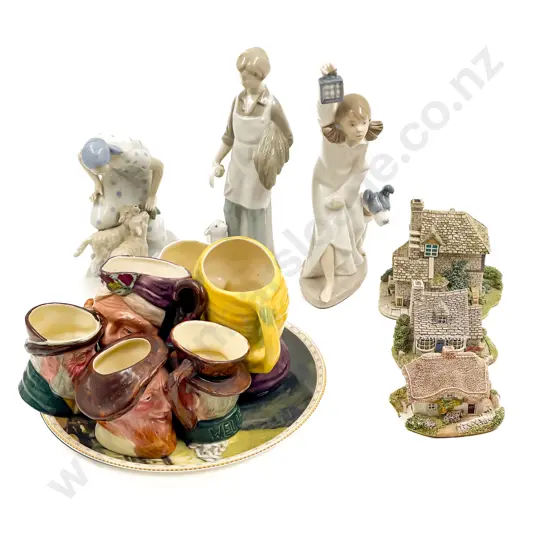 Quantity of Assorted Small Character Jugs with Figures & Ornaments etc