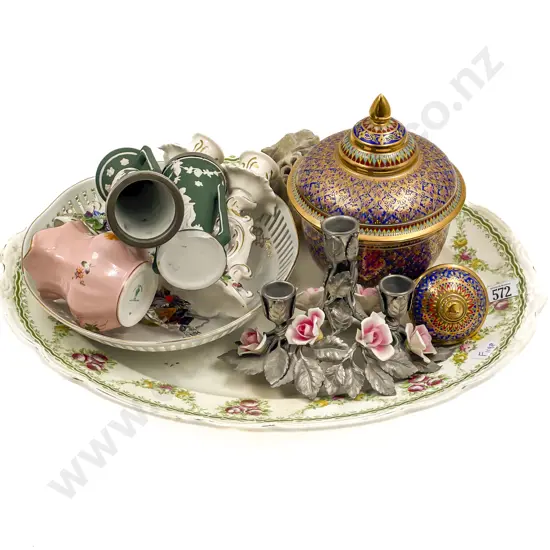 Quantity of Assorted China & Candle Holders incl RCD
