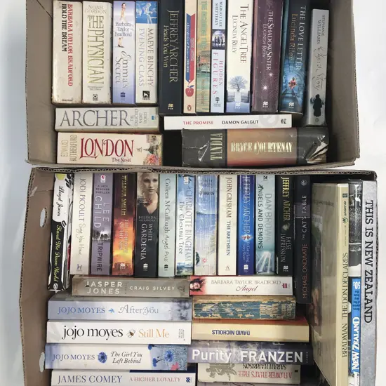 Two Boxes of Assorted Books