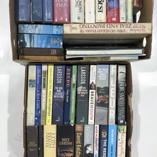 Two Boxes of Assorted Books