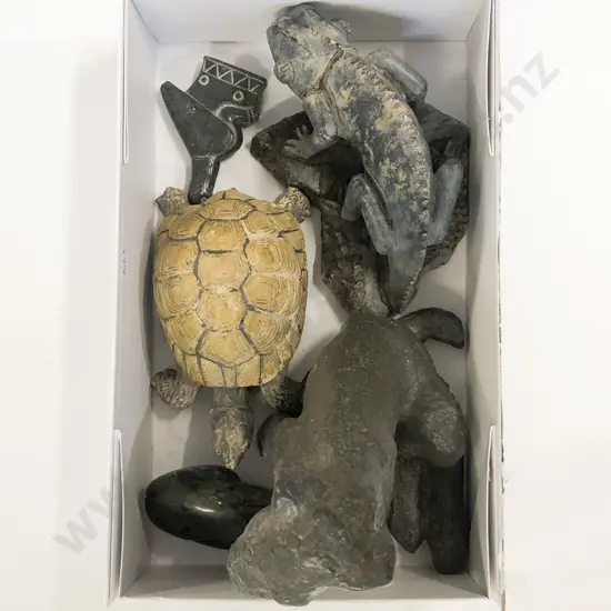 Five Various Animal Ornaments