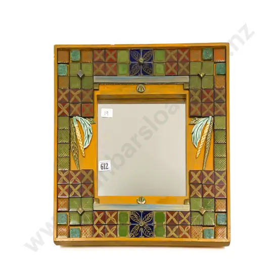 NZ Jeannie Van Der Putten Tiled Wall Mirror
