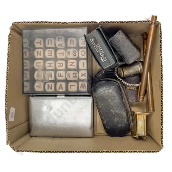 Quantity of Assorted Vintage Including Cigarette Cases Spectacle etc