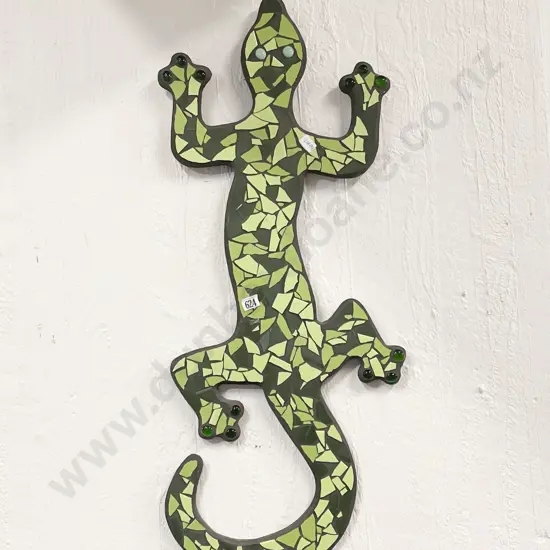 Mortons Mosiac Lizard Form Wall Hanging