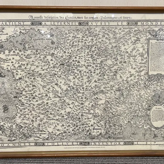Reproduction French Pictorial Map