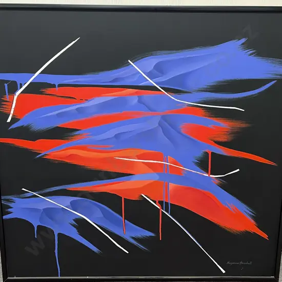 Suzanne Herschell - Abstract Acrylic on Board