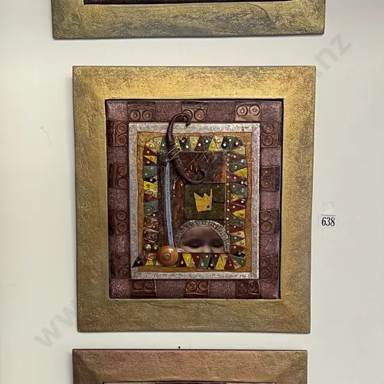 Rudy Van Der Pol - Three Mixed Media Works