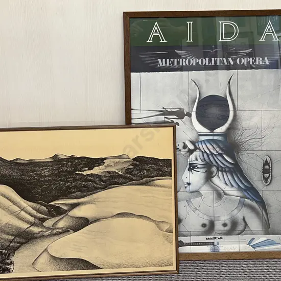 Metropolitan Opera Poster together with Print