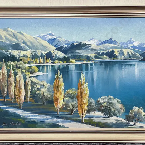 Peter Scaife - Lakeside Study Oil on Board