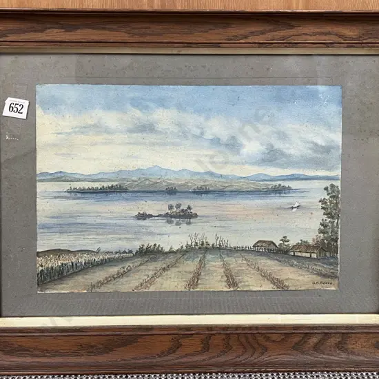 G.B.Beere Vintage W/C Landscape on Paper