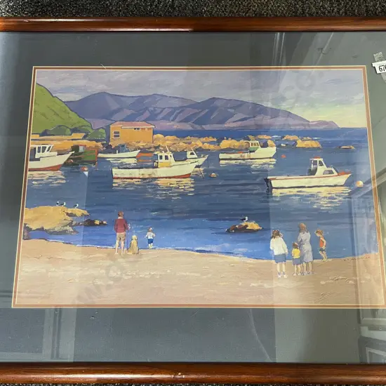 W.A McCormick, Island Bay Print