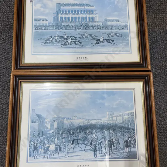 Two Framed Epsom Racing Prints