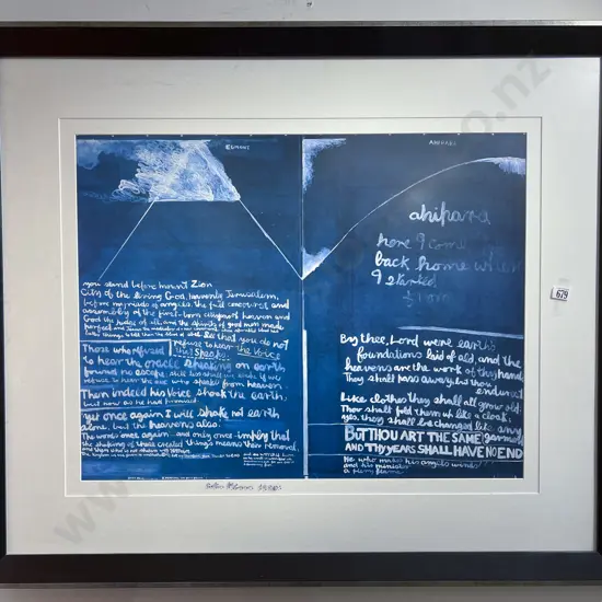 Large Colin McCohan "A Painting for Uncle Frank" Print