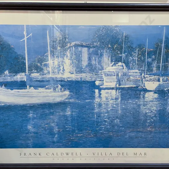 Frank Caldwell Villa del Mar Poster Print