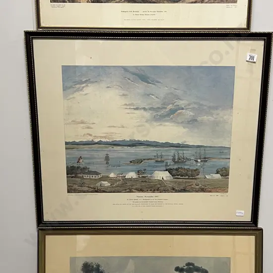 Three Framed Historical Prints