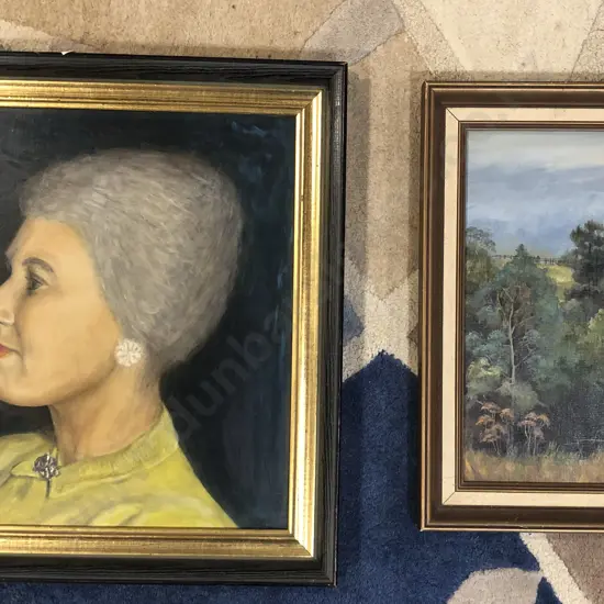 Oil Portrait together with Oil Landscape