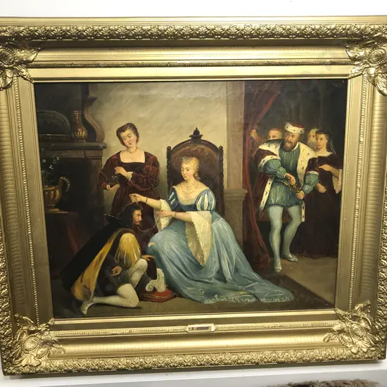 C19th Romantic Historic Interior Scene